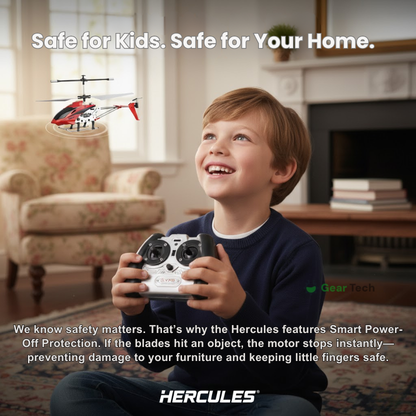Sturdy Indoor Helicopter with LED Lighting and Impact Resistance