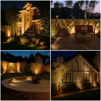 Energy-saving Solar Garden Spotlight for Outdoor Use