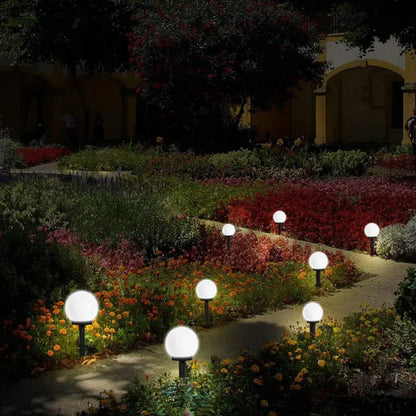 Set of 3 Waterproof Solar LED Lights for Outdoor Garden
