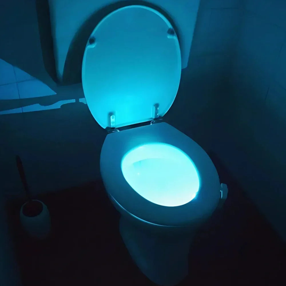 Motion-Activated LED Toilet Light for Hassle-Free Night Use