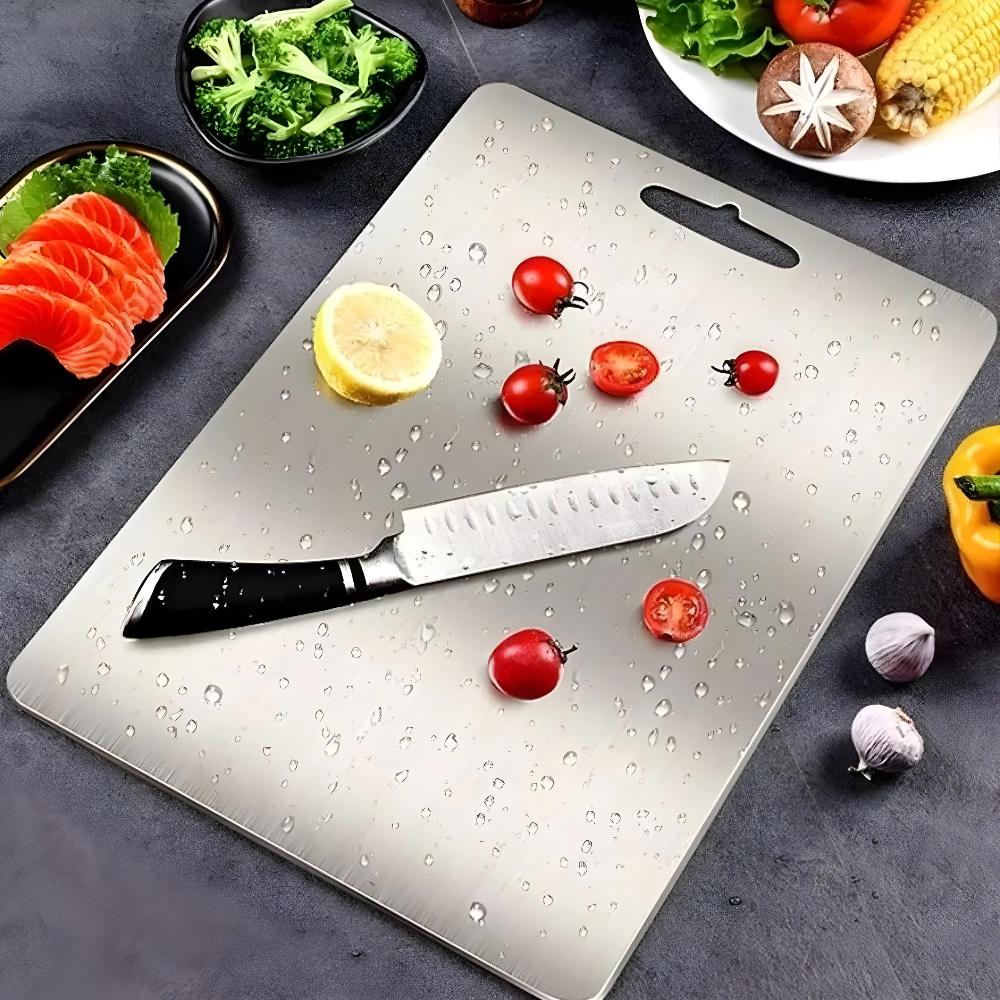 Stylish Antimicrobial Cutting Board for Effortless Meal Prep