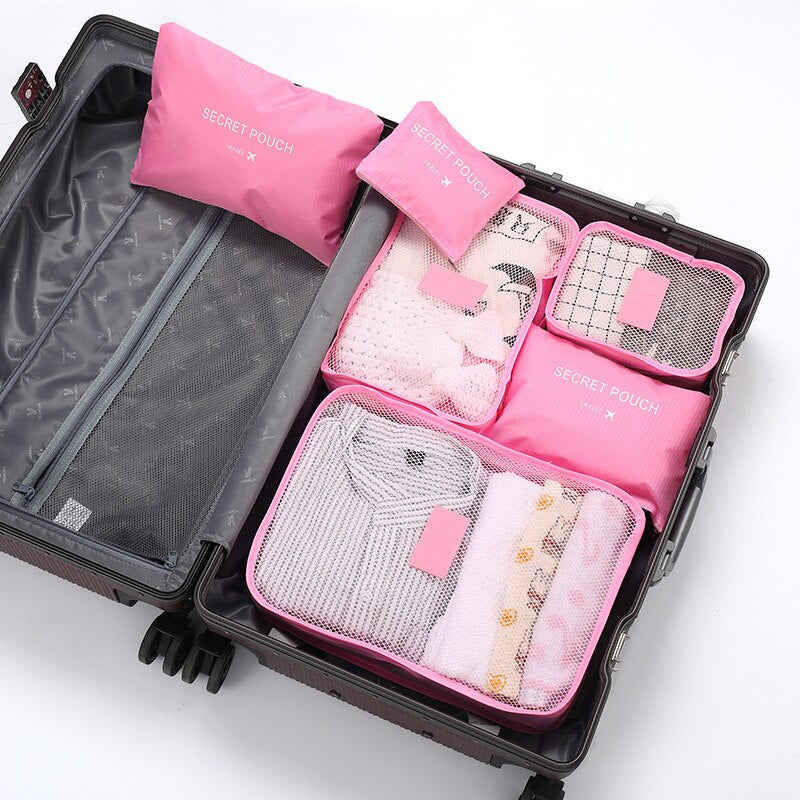 Smart Travel Organizer Set for Effortless Packing