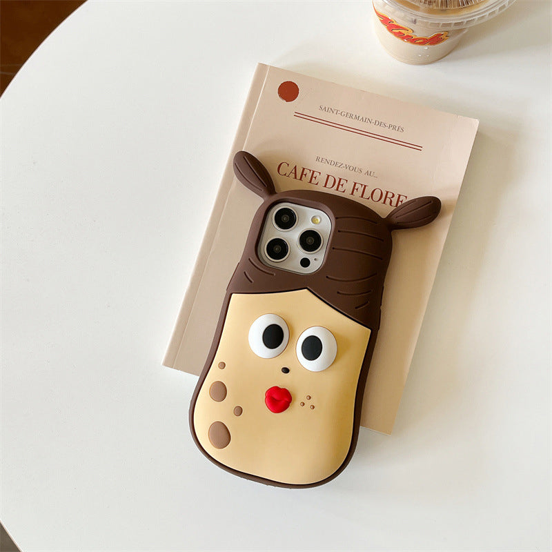 Whimsical Frog-Themed Phone Case – Charming 3D Design