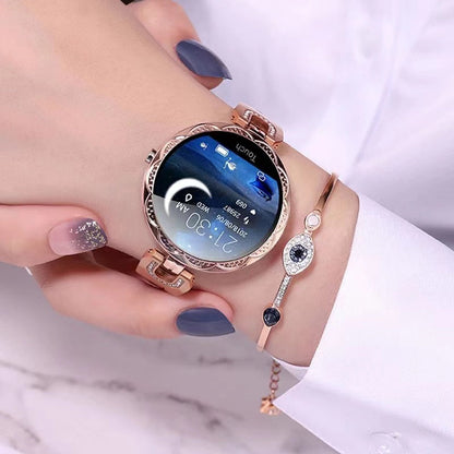 AquaFit Women's Smartwatch – Waterproof Activity Tracker with Alerts