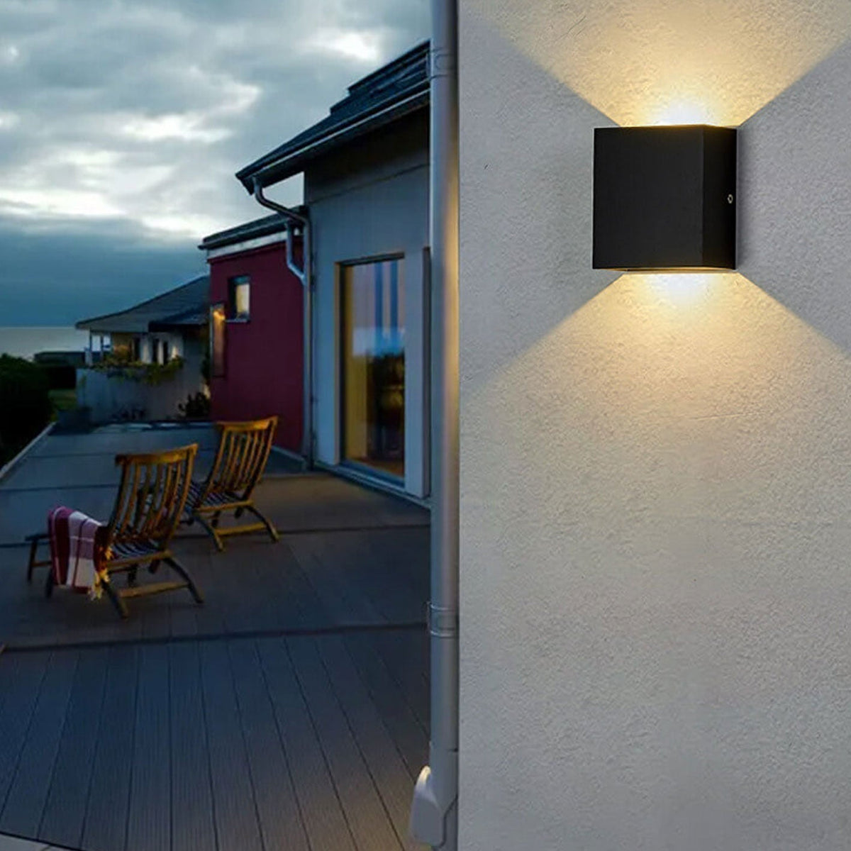 Smart Motion-Activated Outdoor LED Wall Light