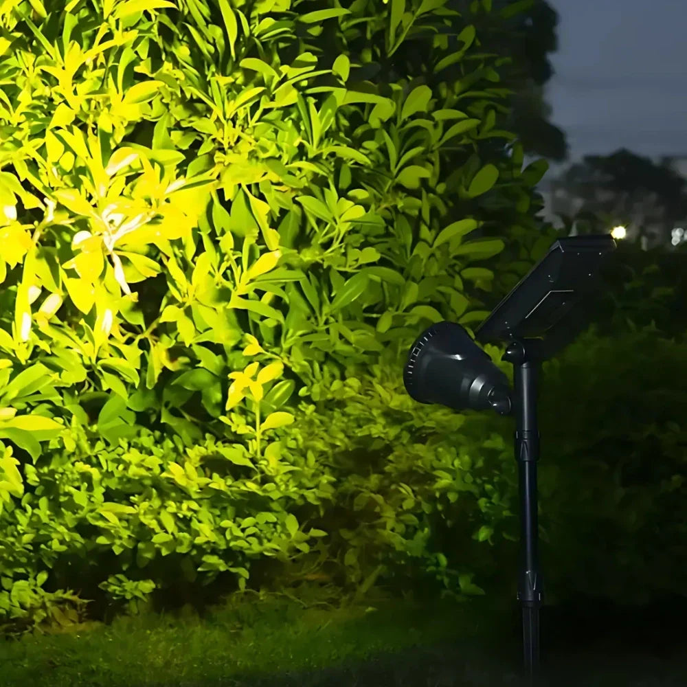 Versatile Solar-Powered LED Garden Spotlight for Outdoor Spaces