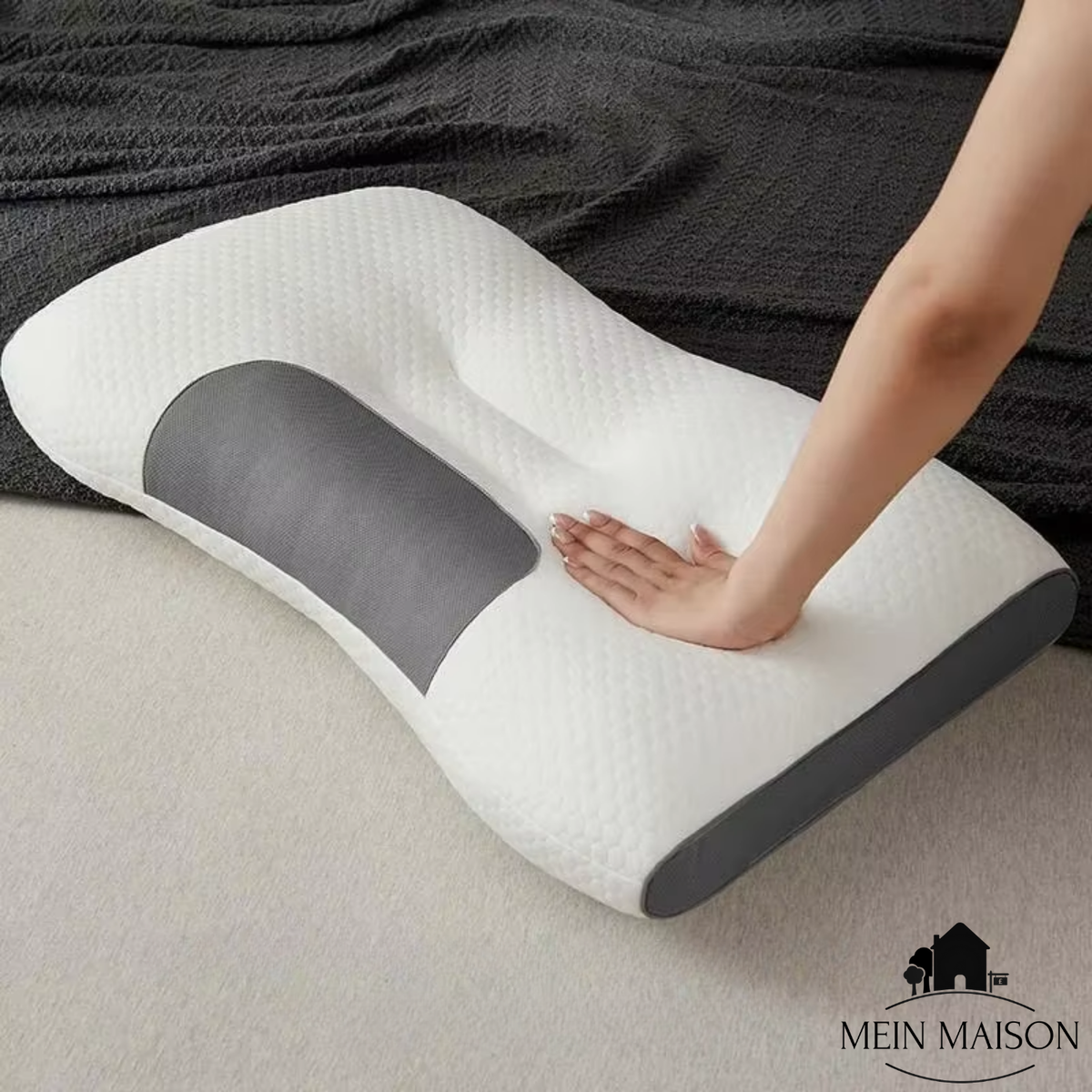 Ergonomic Neck Pillow with Contour Design | Memory Foam | Breathable