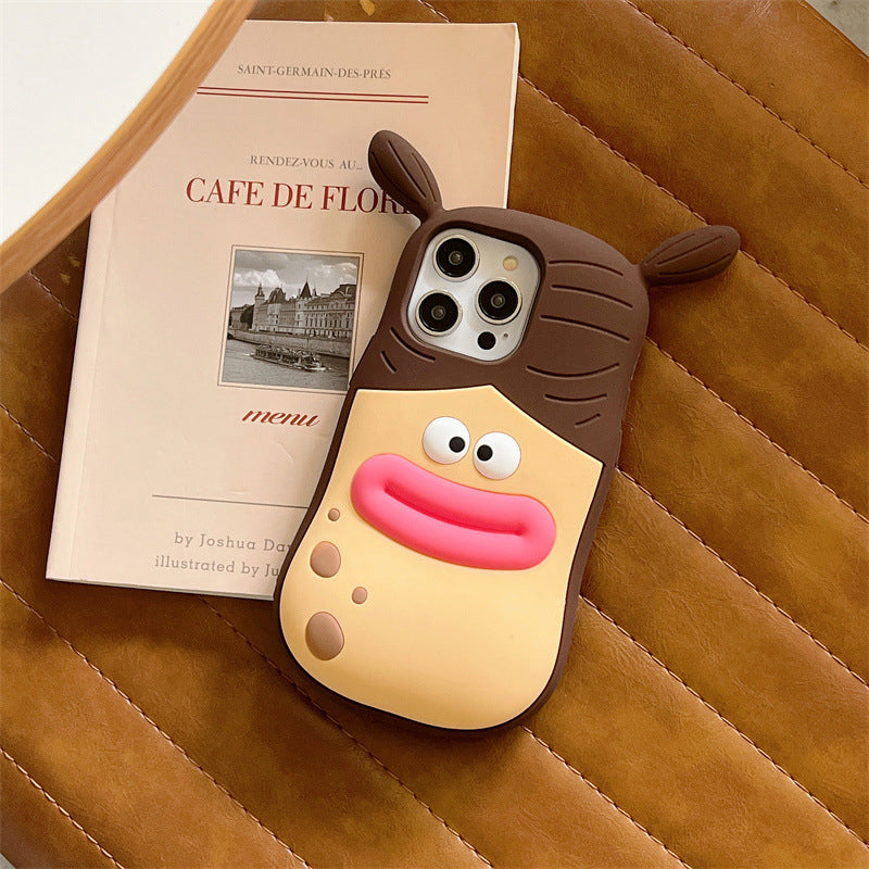 Whimsical Frog-Themed Phone Case – Charming 3D Design