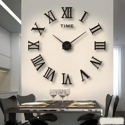 Chic Round Wall Clock for Effortless Home Elegance
