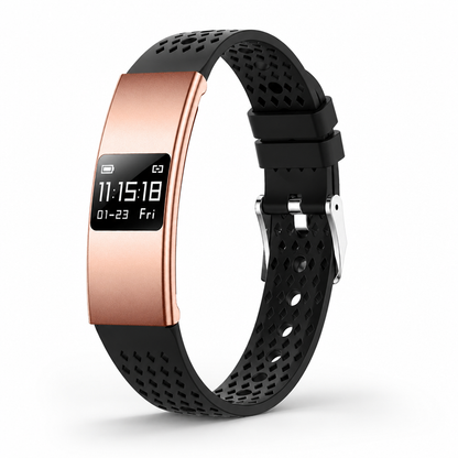 Sleek Waterproof Health Monitoring Smartband