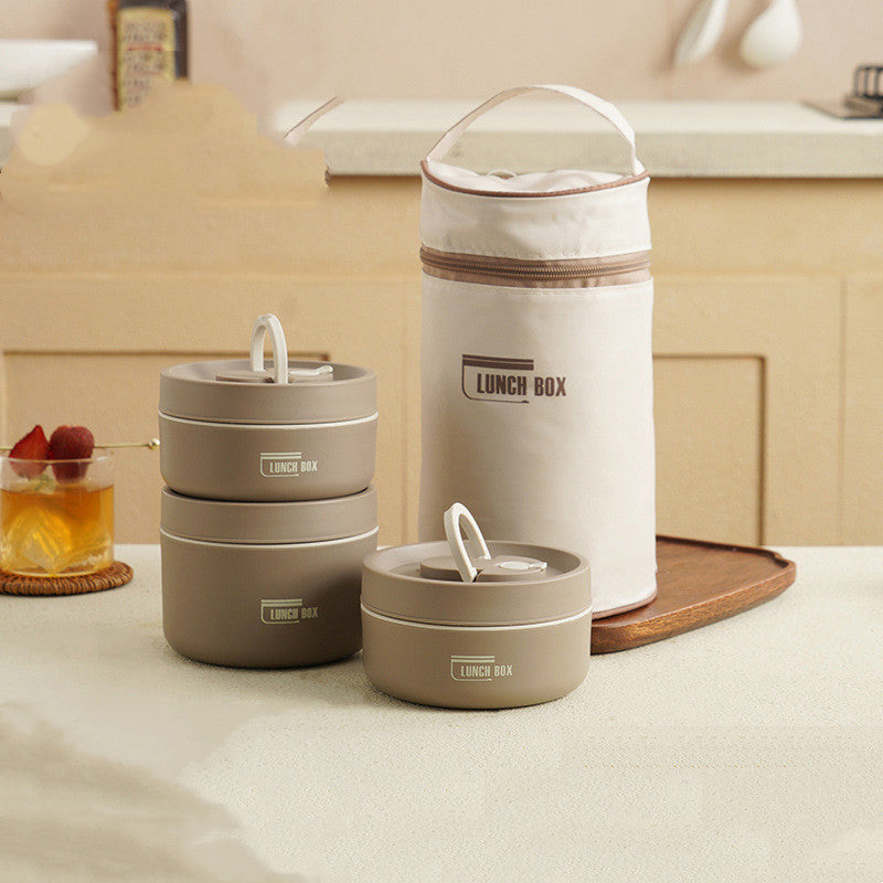 Thermal Insulated Stainless Steel Lunch Box for Hot Meals