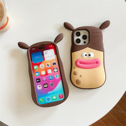 Whimsical Frog-Themed Phone Case – Charming 3D Design