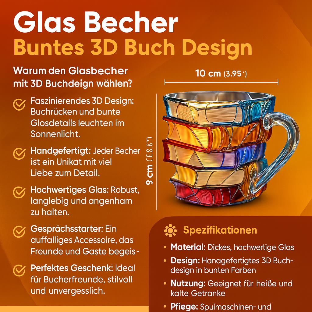 Artisan Mug with 3D Book Design | Ideal for Beverage Lovers