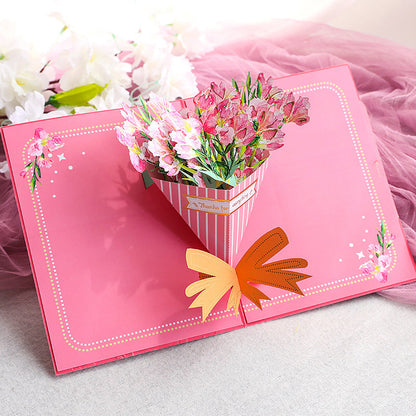 Elegant 3D Pop-Up Card for Special Moments with Mum