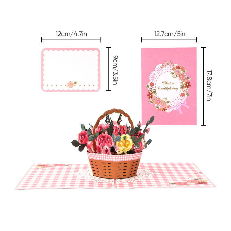 Elegant 3D Floral Keepsake Card for Special Occasions