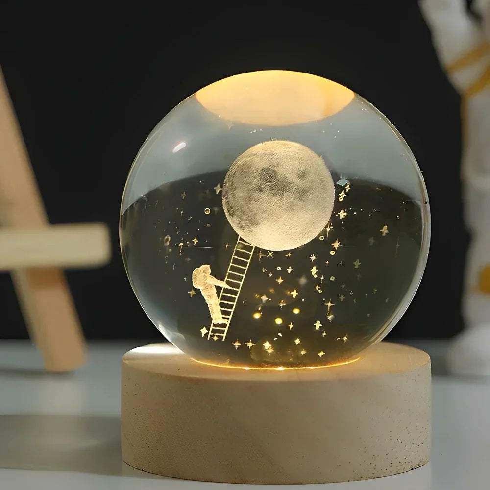 Celestial Glow Orb – Enchanting LED Home Accent