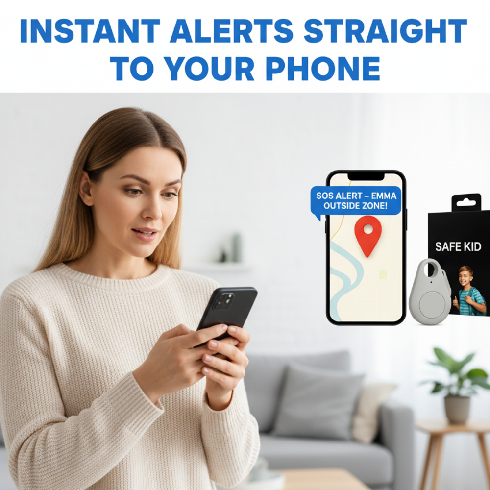 Smart Child Tracker with Real-Time GPS and Waterproof Features
