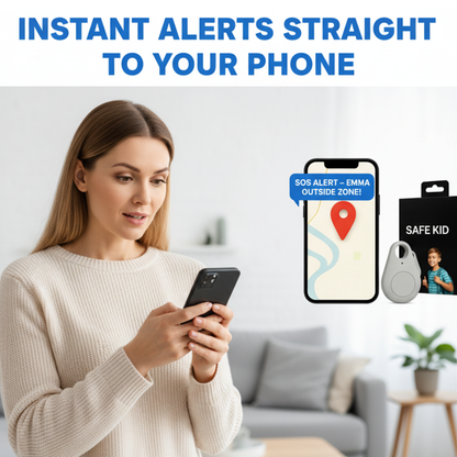 Smart Child Tracker with Real-Time GPS and Waterproof Features