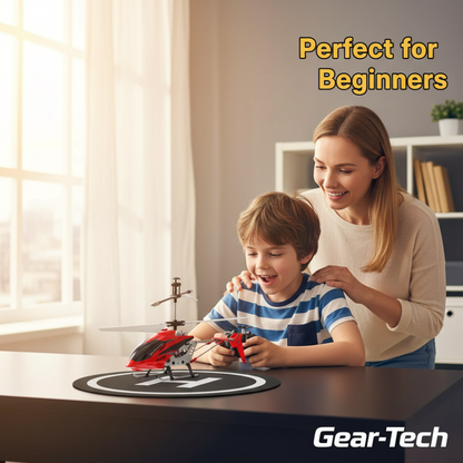 Sturdy Indoor Helicopter with LED Lighting and Impact Resistance