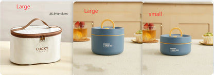 Thermal Insulated Stainless Steel Lunch Box for Hot Meals