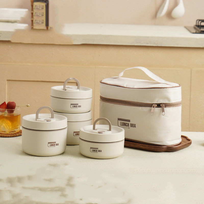 Thermal Insulated Stainless Steel Lunch Box for Hot Meals