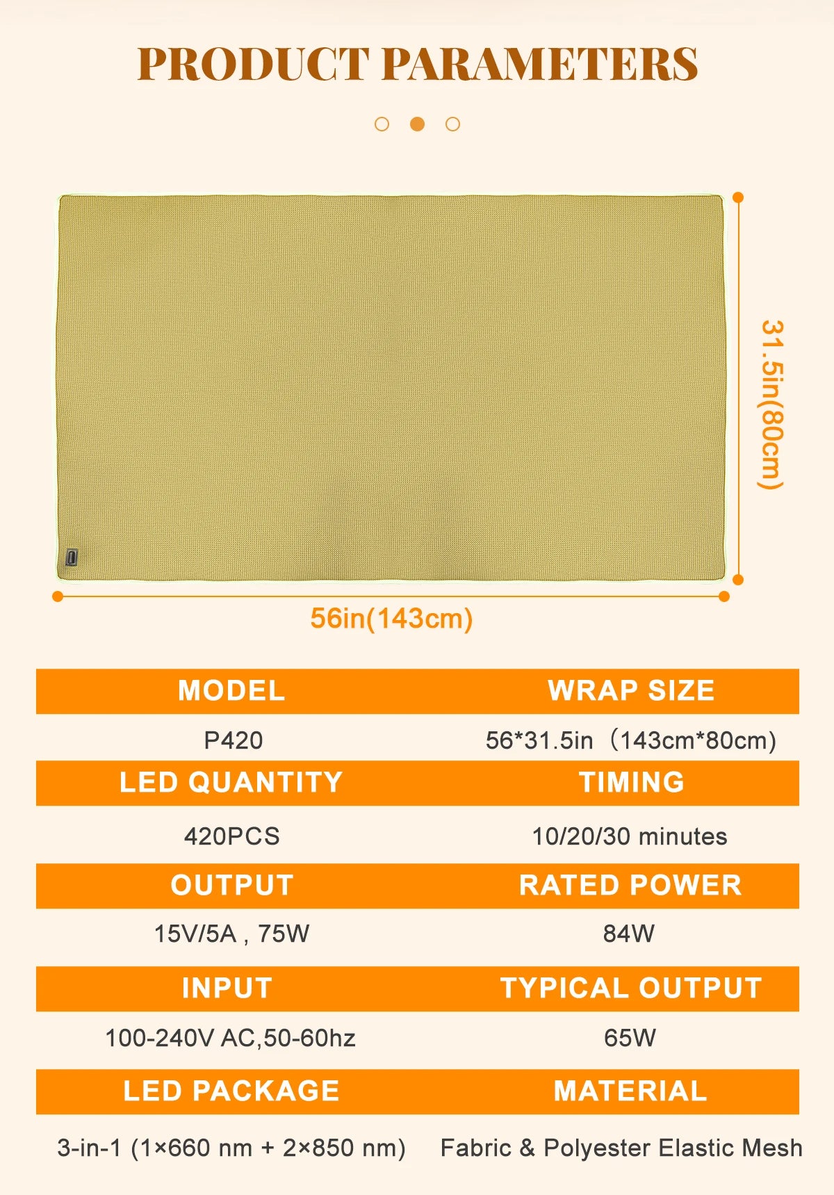 Infrared Heating Blanket for Full Body Light Therapy and Relaxation