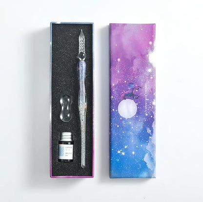 Artisan Elegance Handcrafted Dip Pen and Ink Set