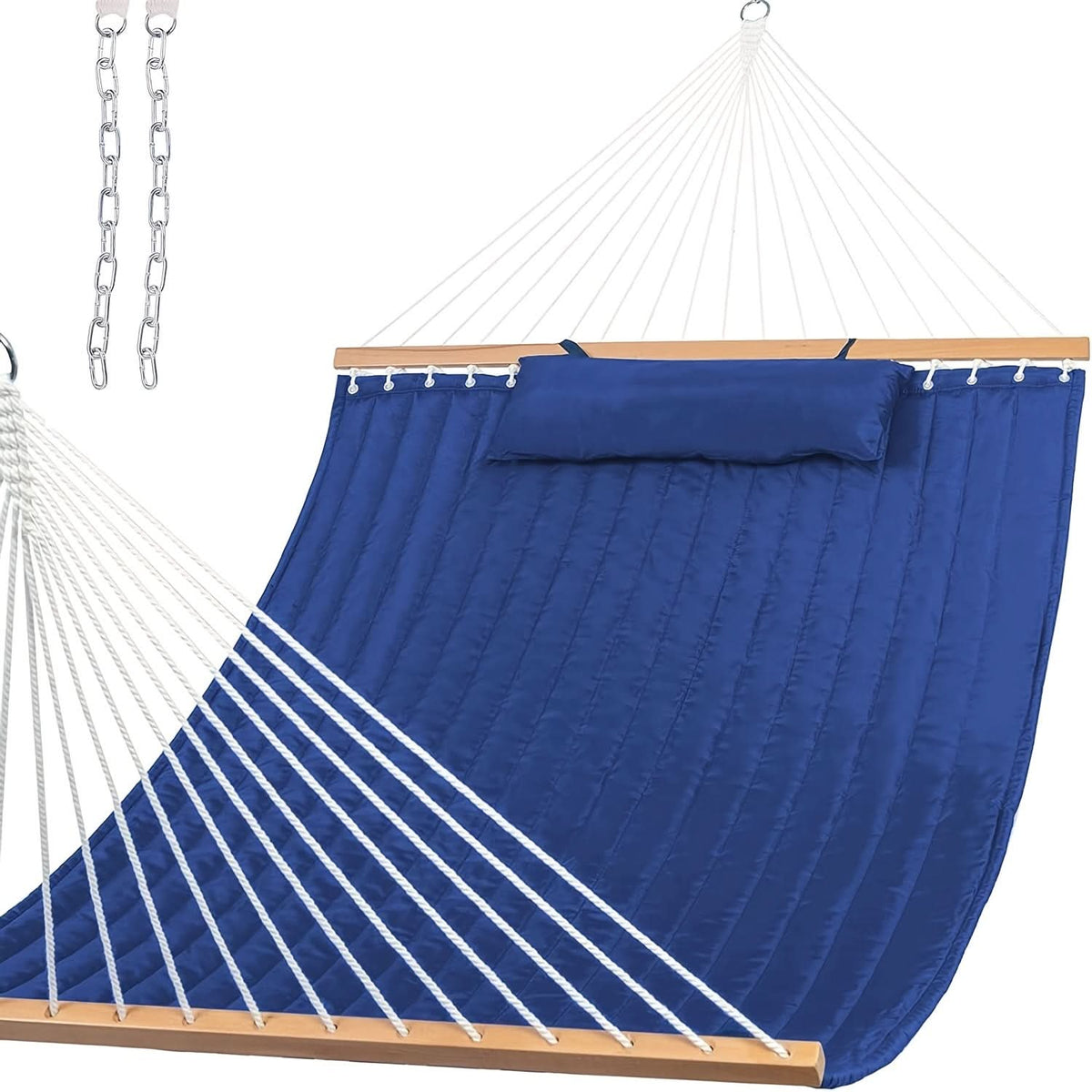 Spacious Quilted Hammock for Ultimate Outdoor Relaxation
