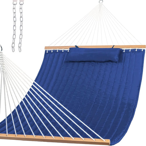 Spacious Quilted Hammock for Ultimate Outdoor Relaxation