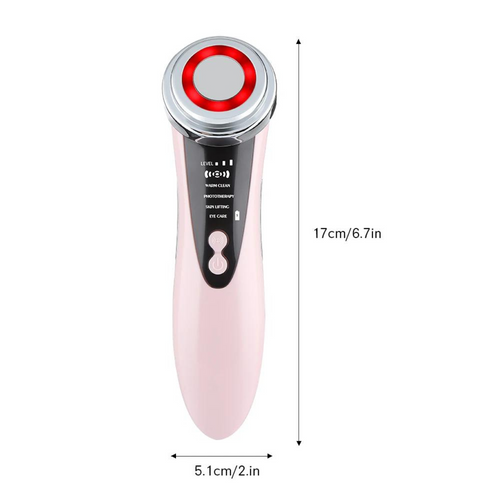 Facial Massage Device with 5 Functions for Anti-Aging Treatment