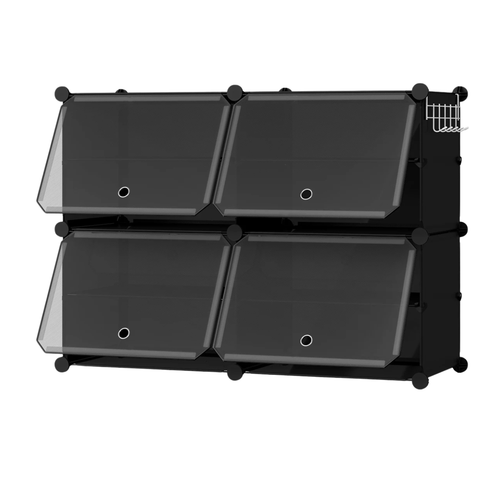 Modular Shoe Storage Cabinet - Foldable and Space-Saving Design