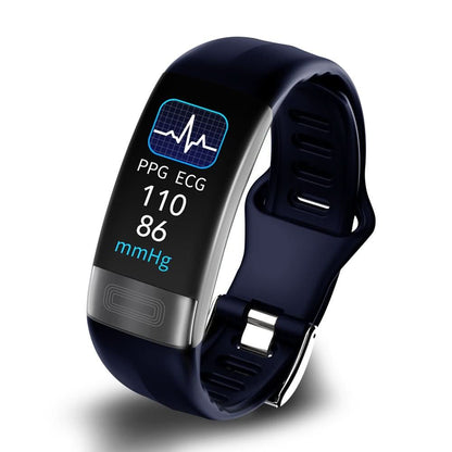 Smart Wristband with Blood Pressure Monitor, EKG & Heart Rate Tracker