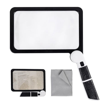 Illuminate Your Vision: 5x LED Magnifying Glass with Adjustable Light