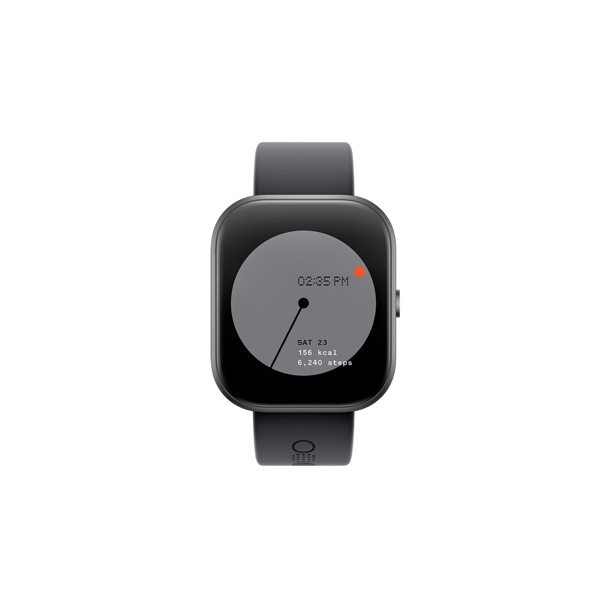 UrbanFlex Smart Watch with Vibrant Orange Strap