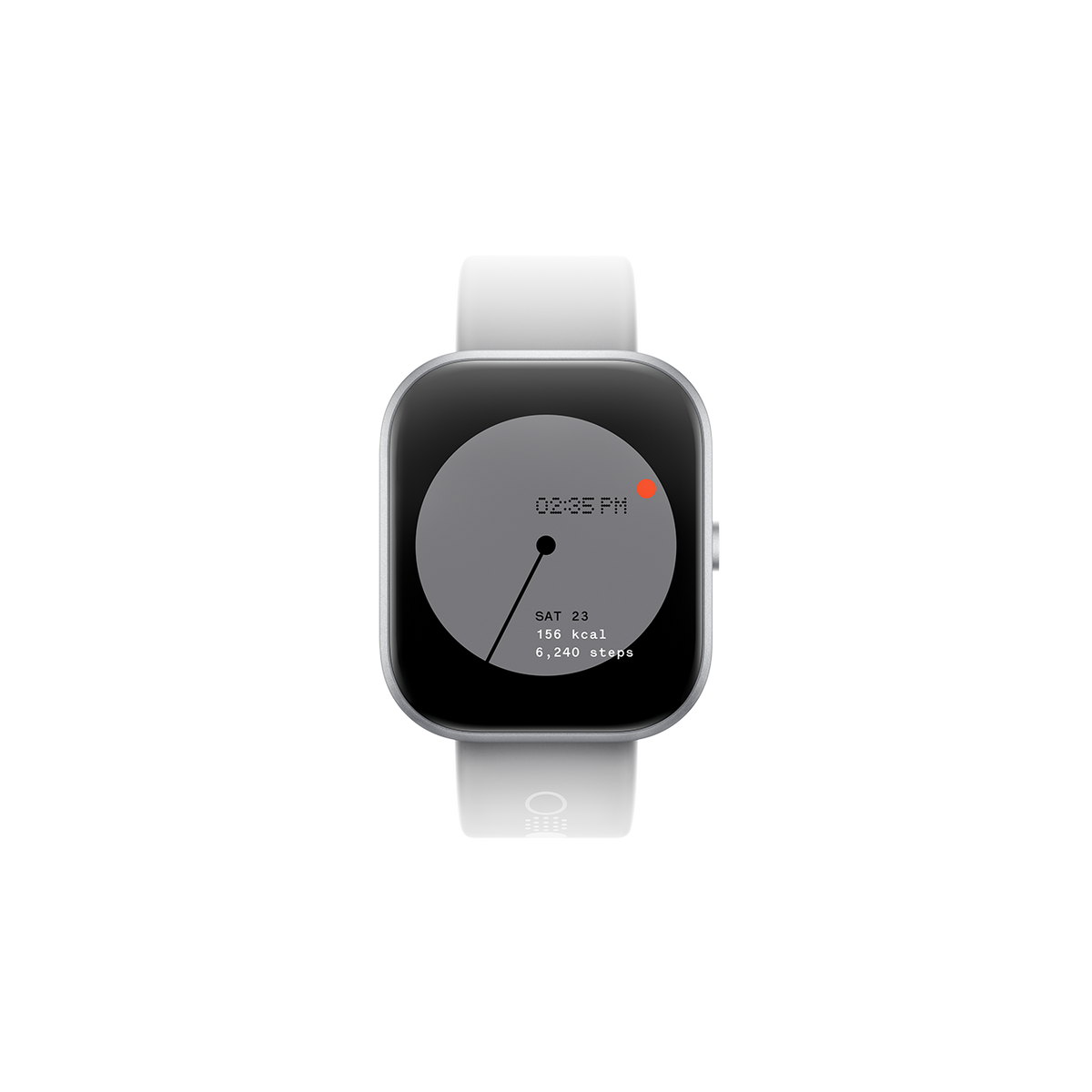 UrbanFlex Smart Watch with Vibrant Orange Strap