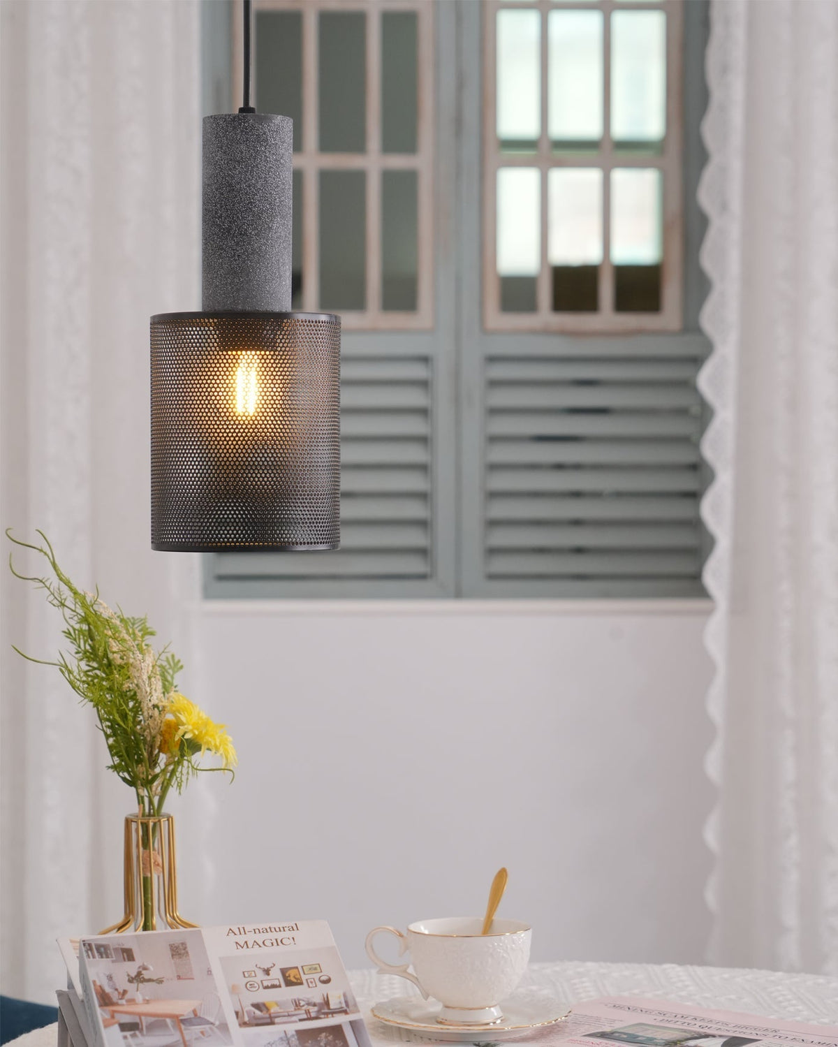 Sleek Urban Cylinder Pendant Light for Contemporary Spaces
