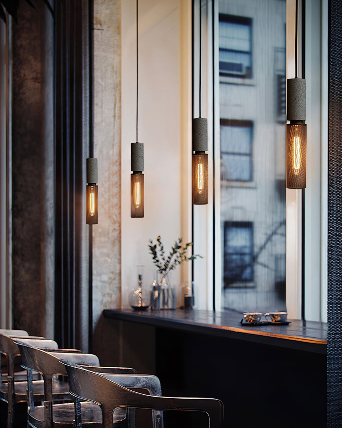 Sleek Urban Cylinder Pendant Light for Contemporary Spaces