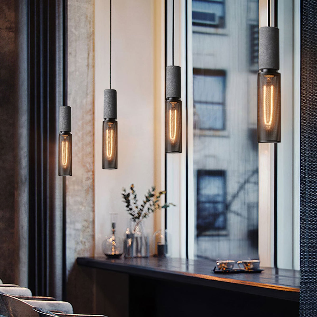 Sleek Urban Cylinder Pendant Light for Contemporary Spaces
