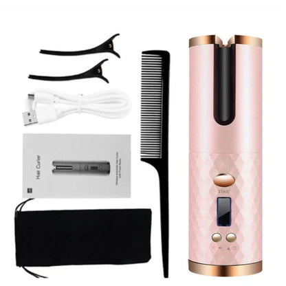 Rechargeable Wireless Styling Brush for Wavy Hair