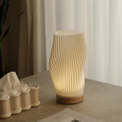 Stylish Wave Accent Lamp with Adjustable Lighting Options