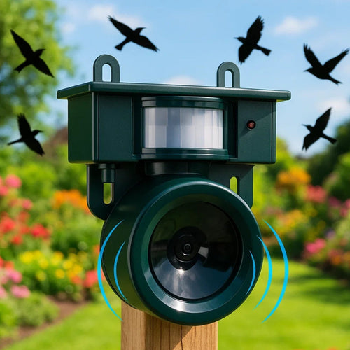 Smart Bird Repeller with Motion Detection and Solar Power