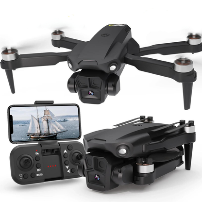 Portable Drone with Dual Cameras – Live Video and Smart Stabilization