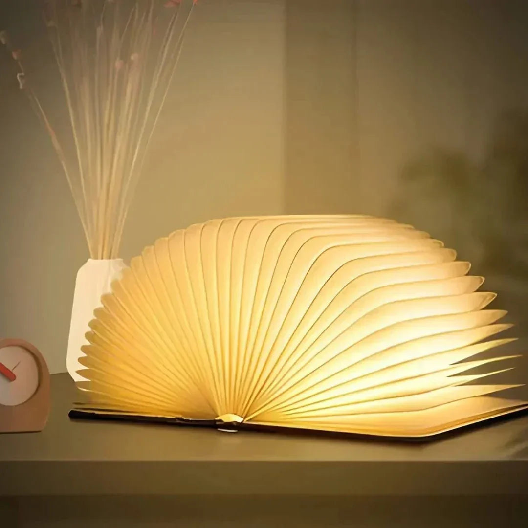 Charming Literary LED Night Lamp – USB Rechargeable Delight