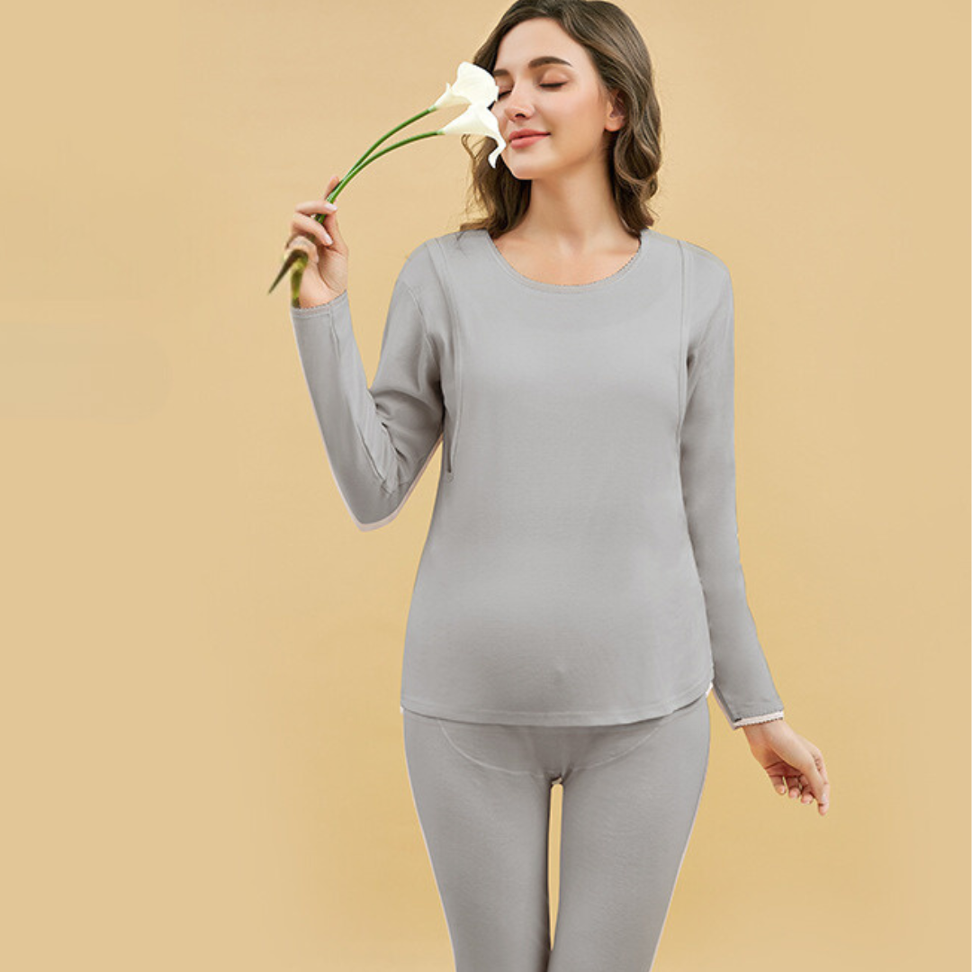 Comfortable Maternity Pajama Set for Women