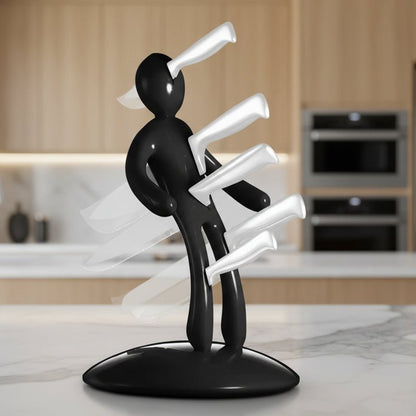 Sleek Knife Holder - Elegant Space-Efficient Design