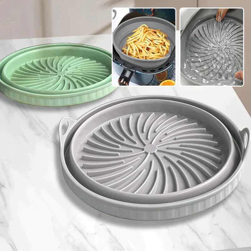 Foldable Silicone Grilling Mat for Air Fryers