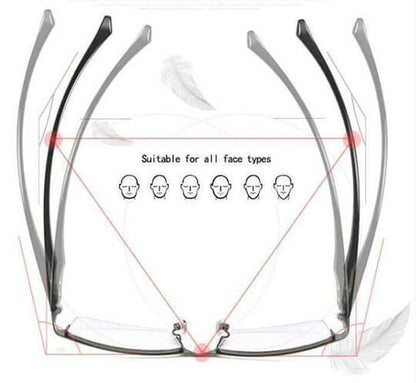 Smart Progressive Glasses with Automatic Vision Adjustment & Blue Light Filter