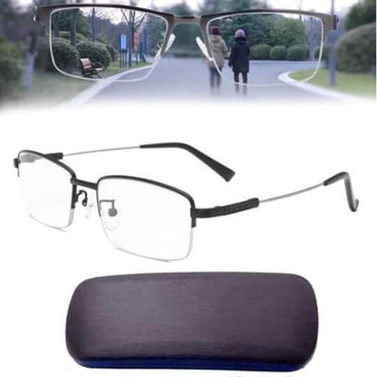 Smart Progressive Glasses with Automatic Vision Adjustment & Blue Light Filter