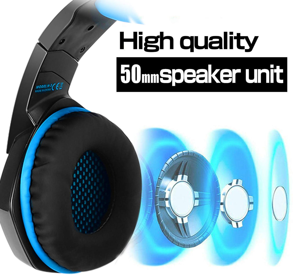 Versatile Gaming Headphones with LED Indicator and Volume Control