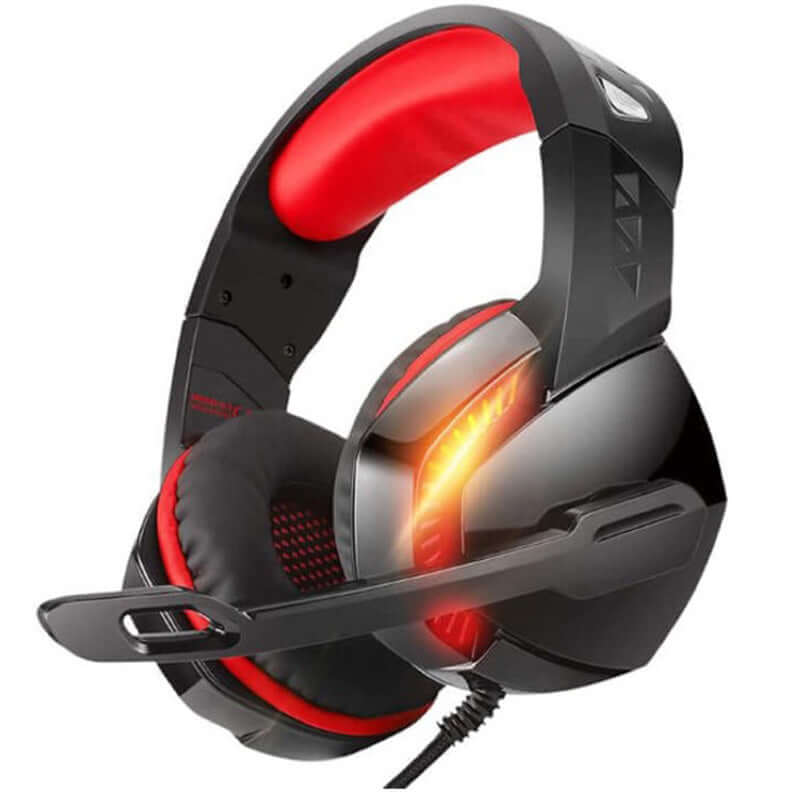 Versatile Gaming Headphones with LED Indicator and Volume Control